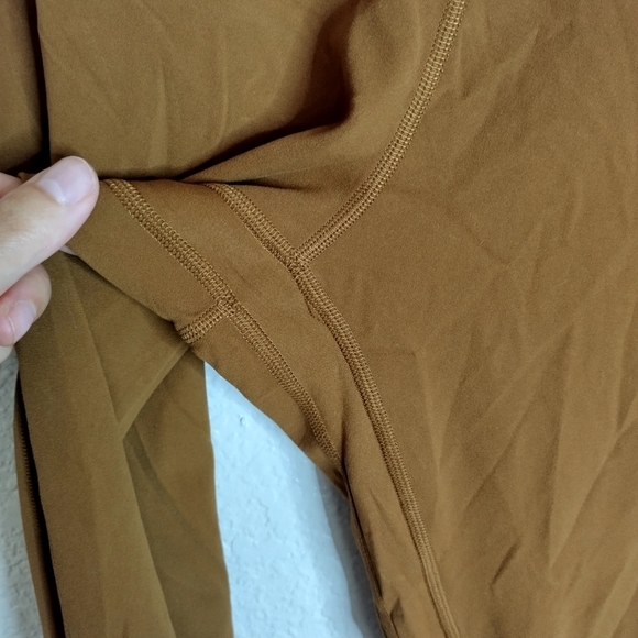 Lululemon Align High-Rise Crop 21"Copper Brown Sz 20 - Picture 4 of 9